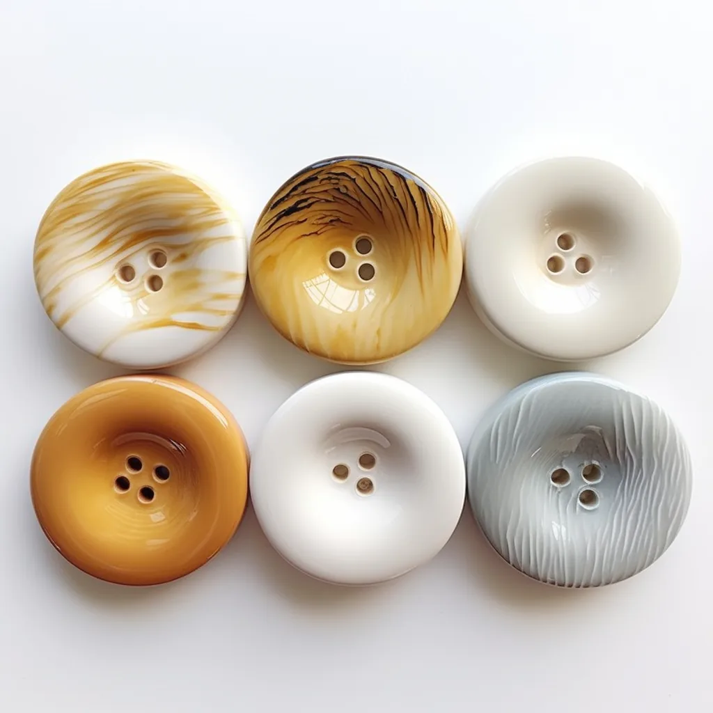 Ceramic buttons