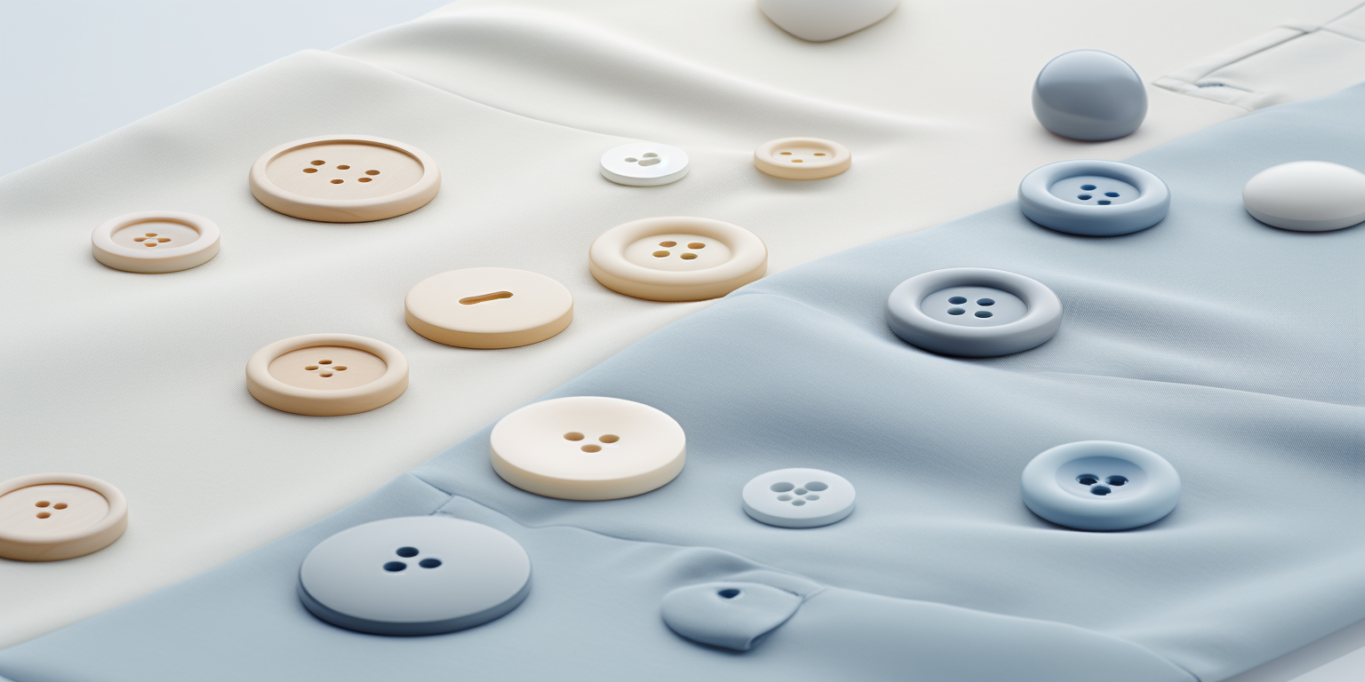 Custom clothing buttons manufactured by NZXTRIM