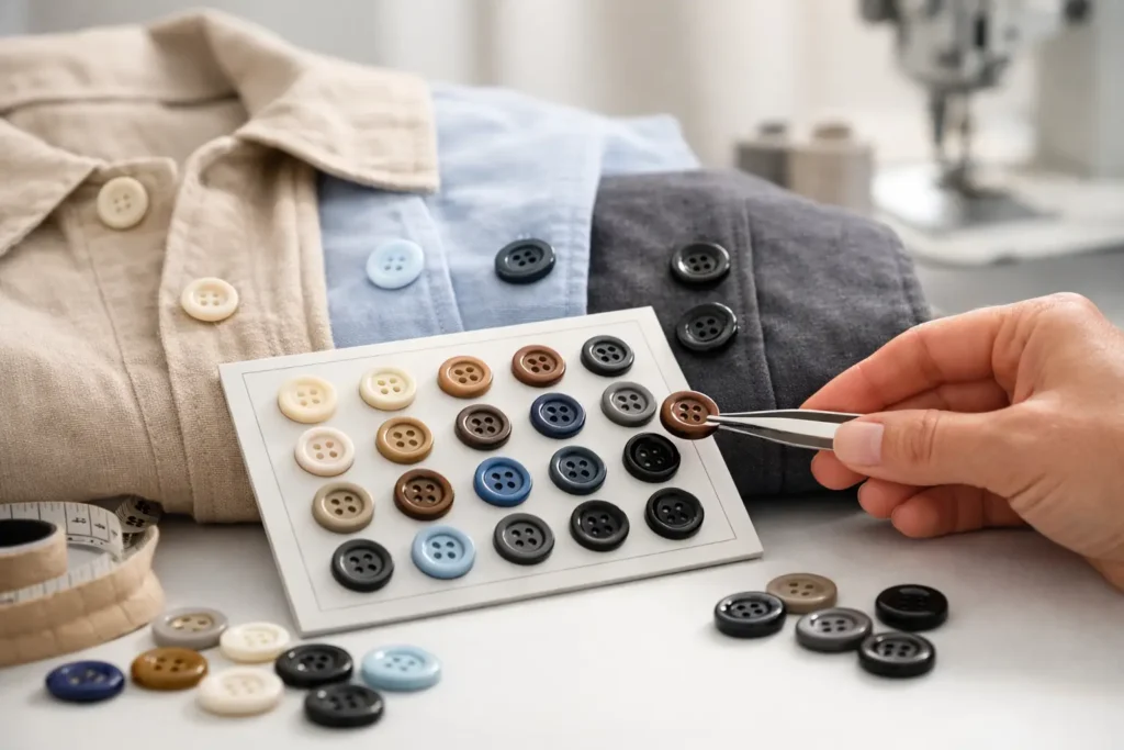 Apparel Button Color Matching for Better Garments