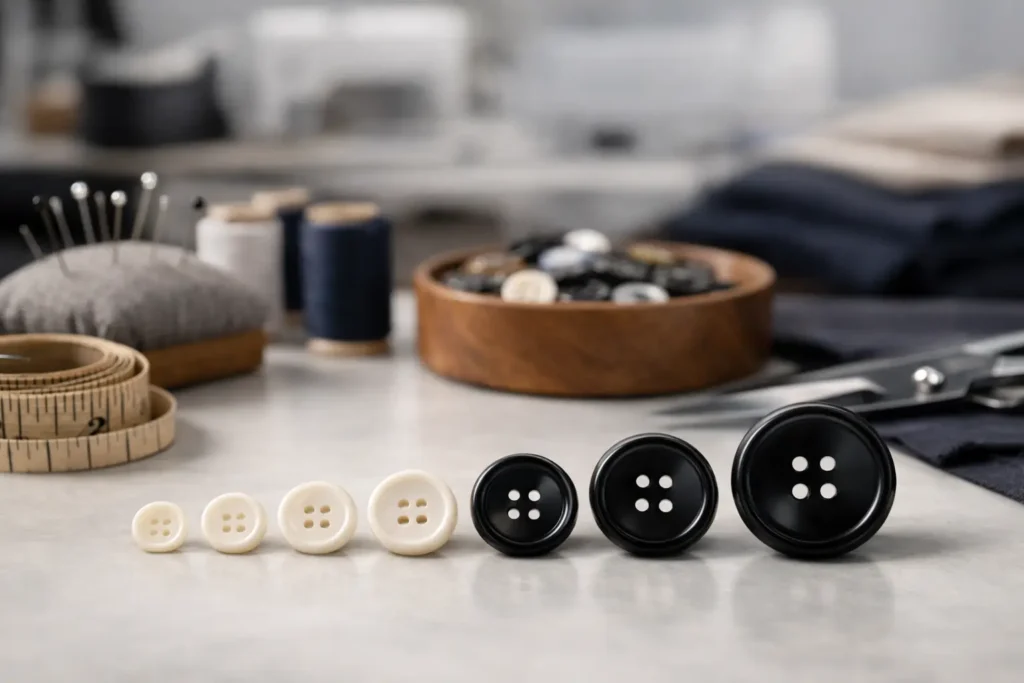 Clothing Button Size Guide for Apparel Production
