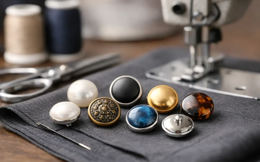 Custom Shank Buttons for Apparel Production