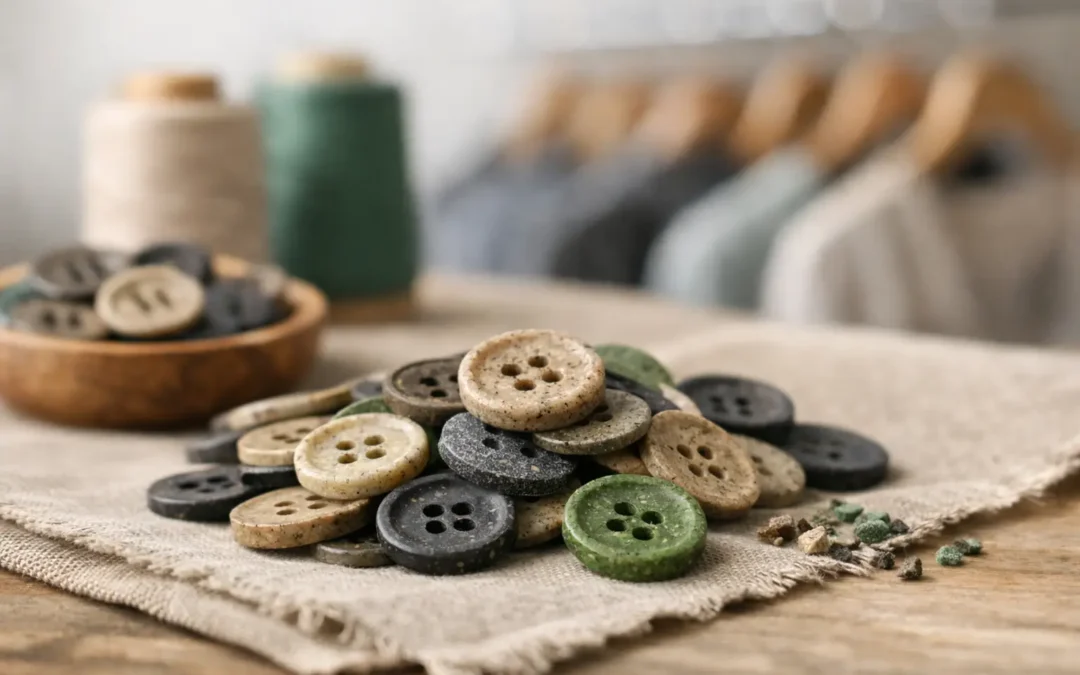 Recycled Buttons for Apparel Production