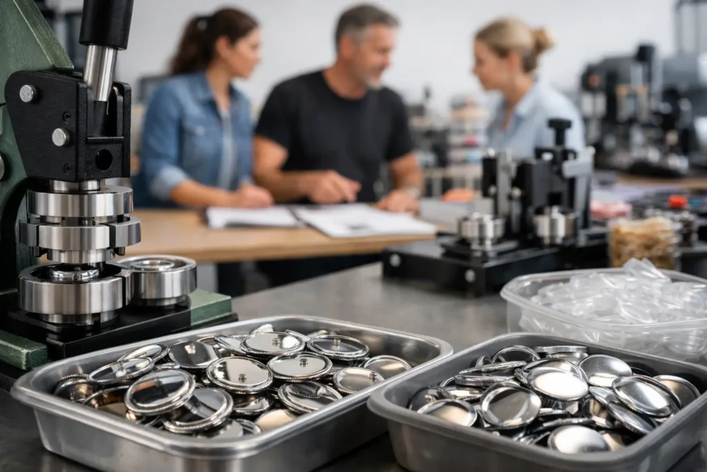Button Factory Capabilities for Production Teams