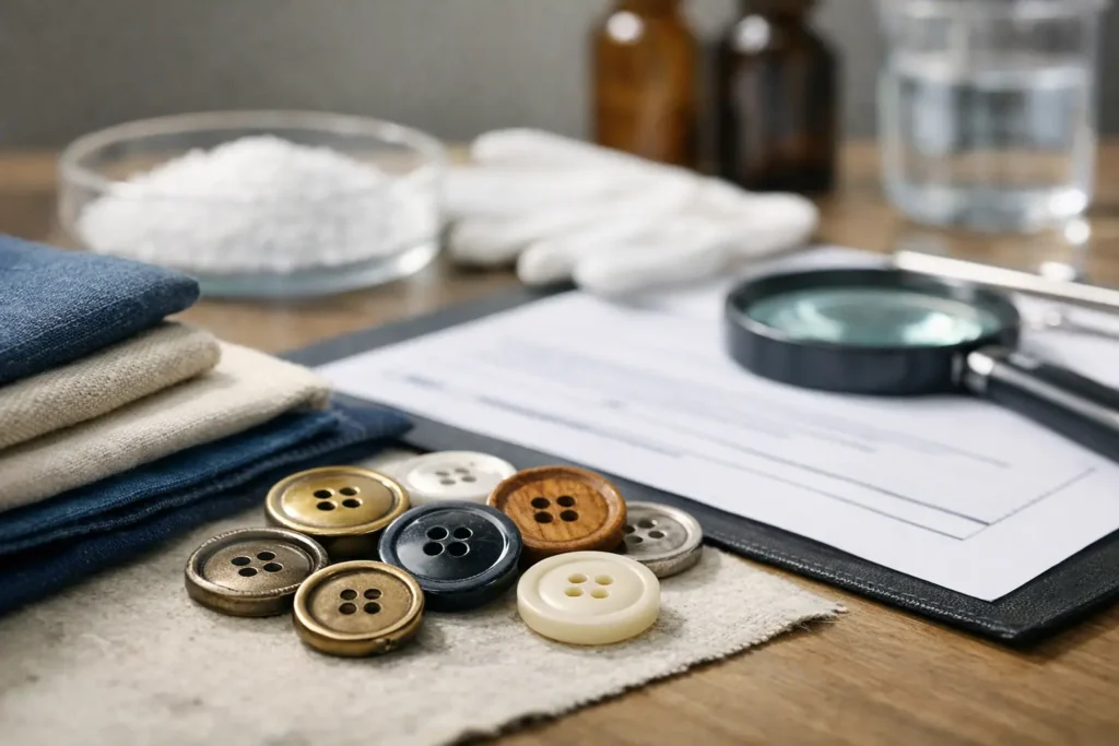 Button REACH Requirements for Apparel Buyers