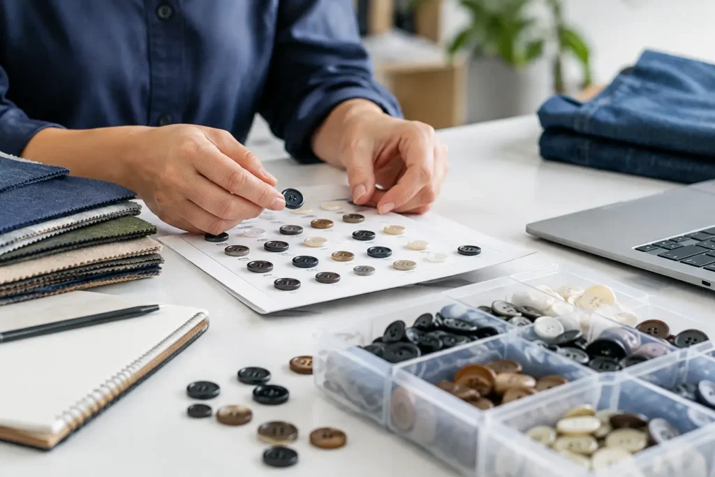 Button Sourcing Process for Production Teams