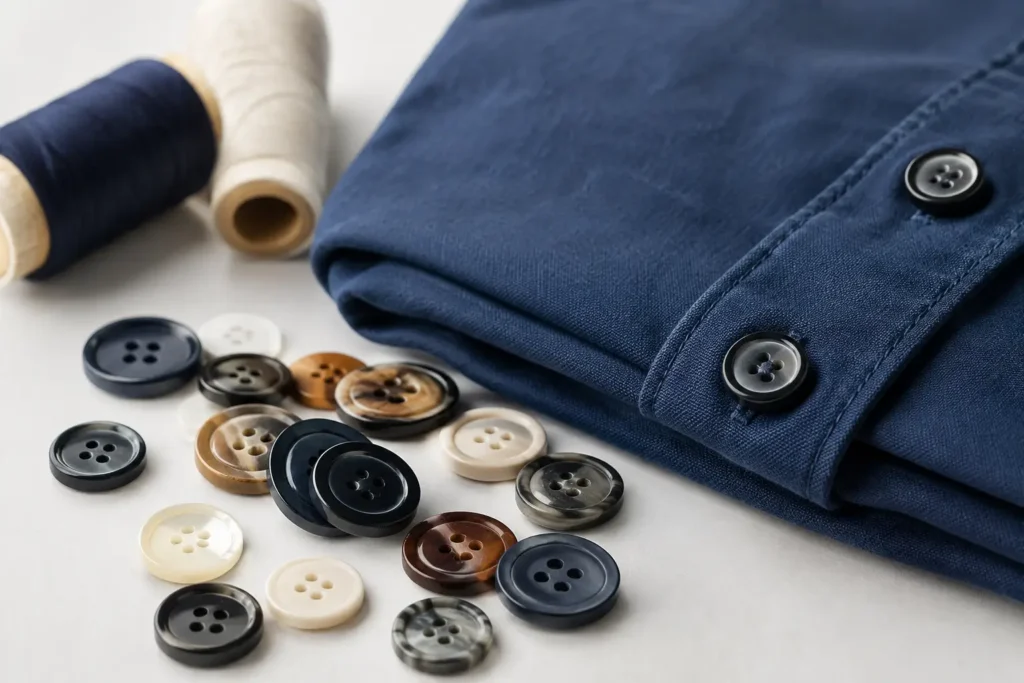 Custom Buttons for Production-Ready Apparel